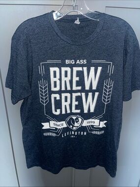 Big Ass Brew Crew Graphic Tee - Navy Blue